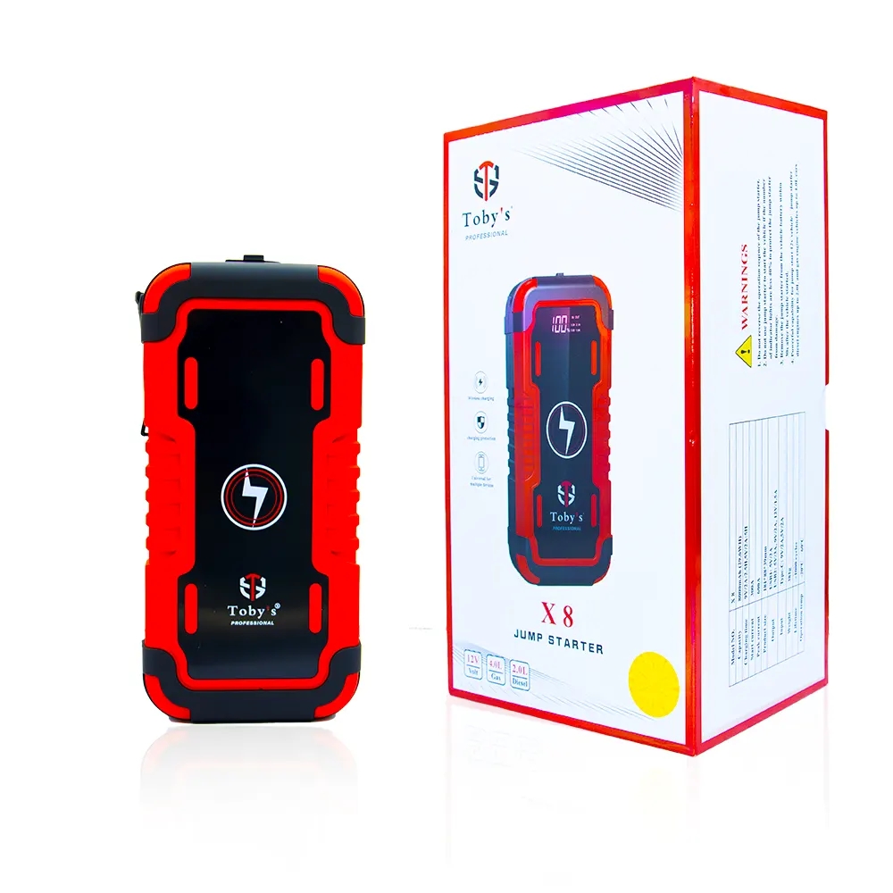 Order Toby’s X8 Powerful Jump Starter for Cars 8000mAh and 29.6WH with ...