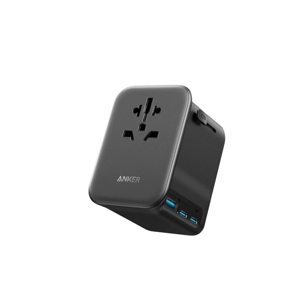 Order Anker Nano 4-In-1 65 W Travel Adapter - Black Now! | Jomla.sa