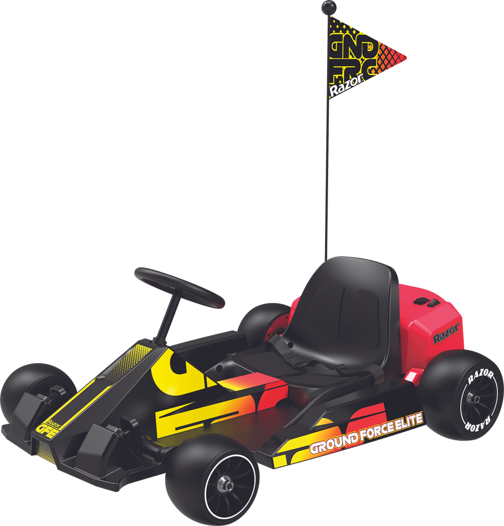 Order Razor - Ground Force Elite Go Cart - Black/Red Now! | Jomla.sa